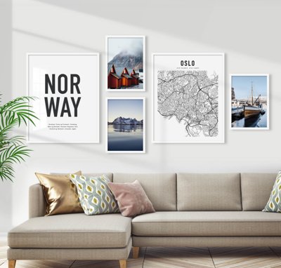 File tranh File tranh bộ nhiều tấm in nhà hàng khách sạn tối giản A1113 (bản gốc) in canvas