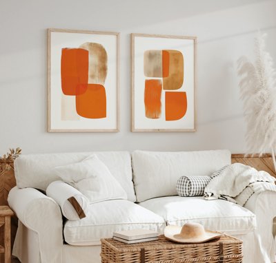 File tranh trang trí File tranh bộ nhiều tấm in nhà hàng khách sạn tối giản A1135 (file gốc)