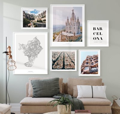 File gốc in mica File tranh bộ nhiều tấm in nhà hàng khách sạn tối giản A1139 chất lượng