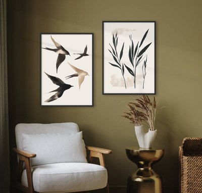 Tải file tranh File tranh bộ nhiều tấm in nhà hàng khách sạn tối giản A1157 (gốc) tại Filetranh.com