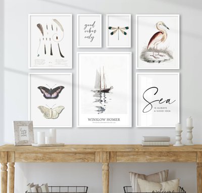 File in ấn File tranh bộ nhiều tấm in nhà hàng khách sạn tối giản A1166 (bản gốc) chất lượng cao