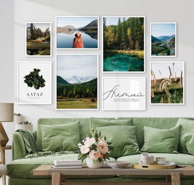 File gốc File tranh bộ nhiều tấm in nhà hàng khách sạn tối giản A1189 (ảnh rõ nét) để in