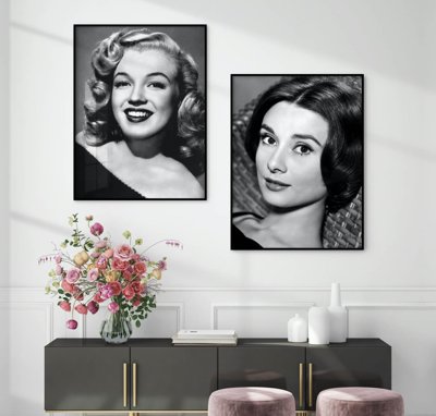 File gốc File tranh bộ nhiều tấm in nhà hàng khách sạn tối giản A1220 (cho in ấn) từ kho Filetranh