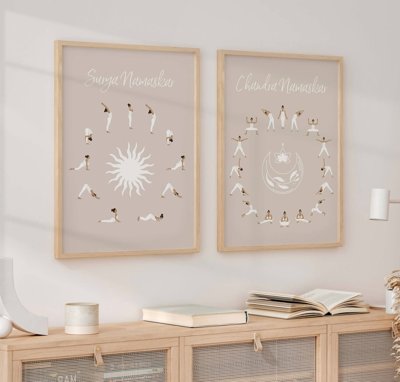 Ảnh mô tả file gốc in mica File tranh bộ nhiều tấm in nhà hàng khách sạn tối giản A1225