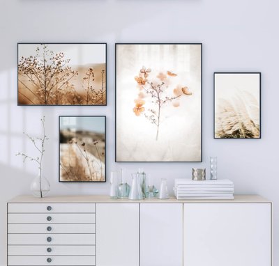 File gốc File tranh bộ nhiều tấm in nhà hàng khách sạn tối giản A1230 (in lụa) họa tiết 3D