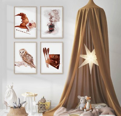 Tải file File tranh bộ nhiều tấm in nhà hàng khách sạn tối giản A1244 (gốc) làm tranh trang trí