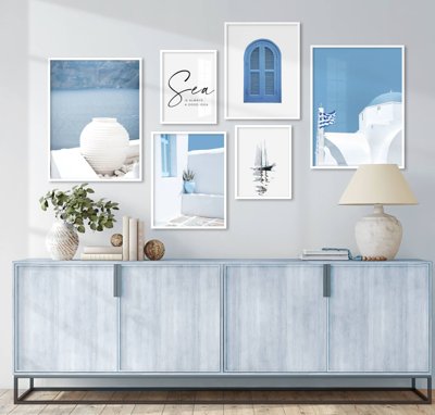 File in ấn File tranh bộ nhiều tấm in nhà hàng khách sạn tối giản A1256 chuyên nghiệp