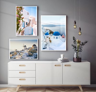 File ảnh File tranh bộ nhiều tấm in nhà hàng khách sạn tối giản A1271 (gốc) in PP, decal