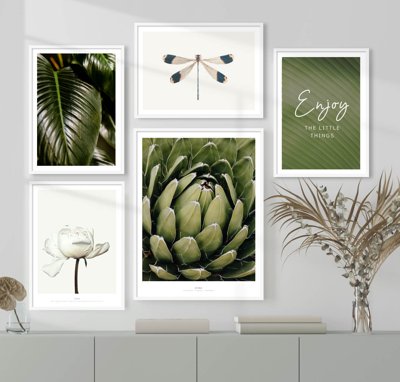 Chi tiết file ảnh File tranh bộ nhiều tấm in nhà hàng khách sạn tối giản A1273 sắc nét