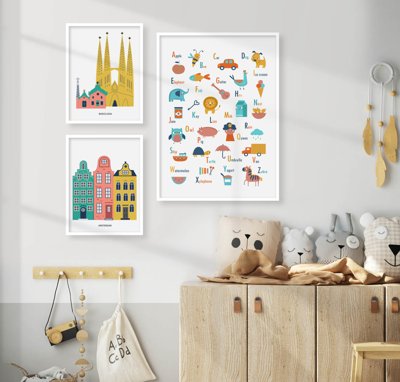 File tranh File tranh bộ nhiều tấm in nhà hàng khách sạn tối giản A1289 (bản gốc) treo phòng ăn