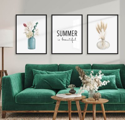 File tranh trang trí File tranh bộ nhiều tấm in nhà hàng khách sạn tối giản A1293 (tải file gốc)