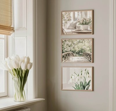 File in trần File tranh bộ nhiều tấm in nhà hàng khách sạn tối giản A1360 (file gốc) xuyên sáng