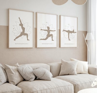 Download file File tranh bộ nhiều tấm in nhà hàng khách sạn tối giản A1364 (gốc) cho xưởng in