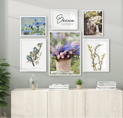 File gốc File tranh bộ nhiều tấm in nhà hàng khách sạn tối giản A1378 (in lụa) tranh mã đáo