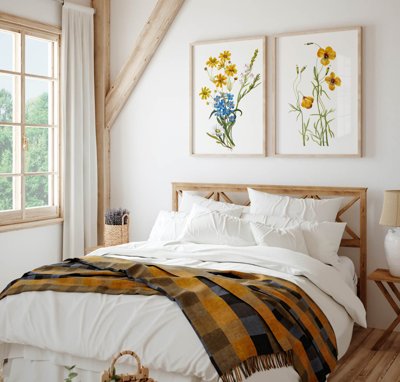 File gốc File tranh bộ nhiều tấm in nhà hàng khách sạn tối giản A1386 (phiên bản chuẩn) để in ấn