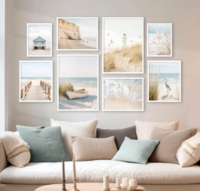 Download file gốc File tranh bộ nhiều tấm in nhà hàng khách sạn tối giản A1412 (in mica) trang trí