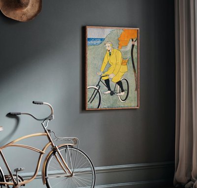 File tranh File tranh bộ nhiều tấm in nhà hàng khách sạn tối giản A1423 (bản gốc) in lụa 3D