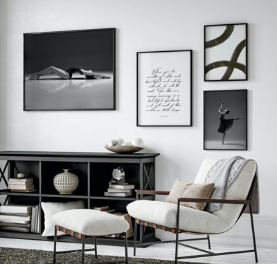 File gốc File tranh bộ nhiều tấm in nhà hàng khách sạn tối giản A1433 (bản quyền) cho in ấn