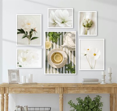 File tranh trang trí File tranh bộ nhiều tấm in nhà hàng khách sạn tối giản A1438 (tải file gốc)