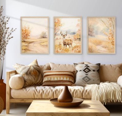 Download file File tranh bộ nhiều tấm in nhà hàng khách sạn tối giản A1477 (chất lượng in ấn)