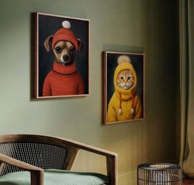 Tải file gốc File tranh bộ nhiều tấm in nhà hàng khách sạn tối giản A1479 dùng cho in ấn