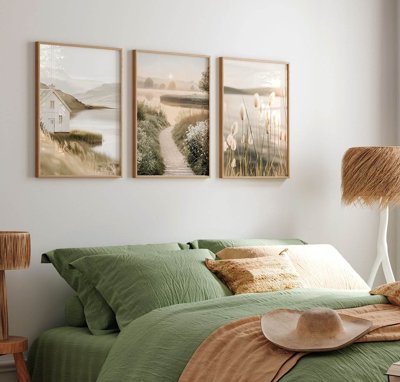 File gốc File tranh bộ nhiều tấm in nhà hàng khách sạn tối giản A1480 (cho in ấn) độc quyền