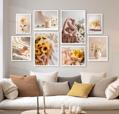 File gốc File tranh bộ nhiều tấm in nhà hàng khách sạn tối giản A1501 (in 3D) nghệ thuật