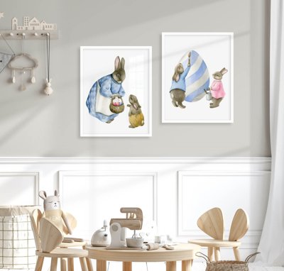 File gốc File tranh bộ nhiều tấm in nhà hàng khách sạn tối giản A1509 (PNG) nền trong suốt