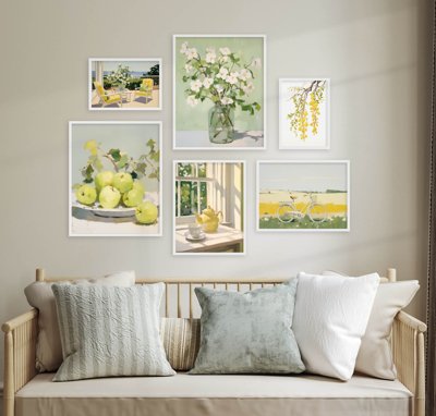 Tải file File tranh bộ nhiều tấm in nhà hàng khách sạn tối giản A1520 (ảnh gốc) in gạch men