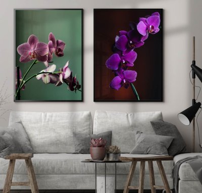 File in mica File tranh bộ nhiều tấm in nhà hàng khách sạn tối giản A1523 (bản gốc) làm vách ngăn