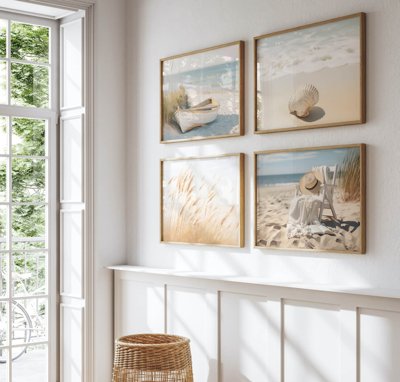 Tải file gốc File tranh bộ nhiều tấm in nhà hàng khách sạn tối giản A1530 dùng cho in ấn