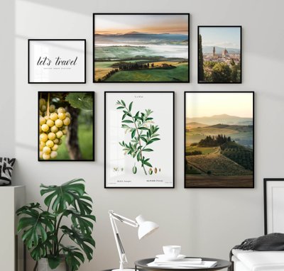 Tải file File tranh bộ nhiều tấm in nhà hàng khách sạn tối giản A1587 (gốc) làm tranh trang trí