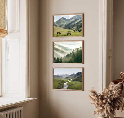 Tải file gốc File tranh bộ nhiều tấm in nhà hàng khách sạn tối giản A1604 (in không vỡ ảnh)