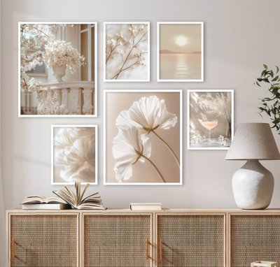 File tranh File tranh bộ nhiều tấm in nhà hàng khách sạn tối giản A1614 (bản gốc) treo tường