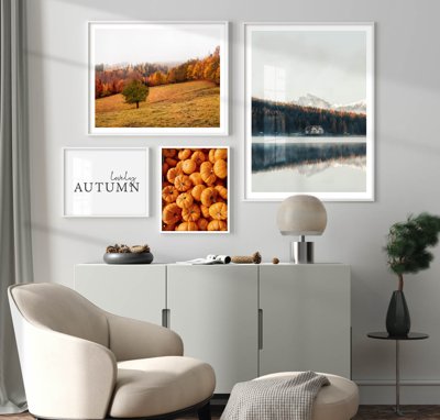 Hình ảnh file gốc File tranh bộ nhiều tấm in nhà hàng khách sạn tối giản A1629 (chất lượng cao)