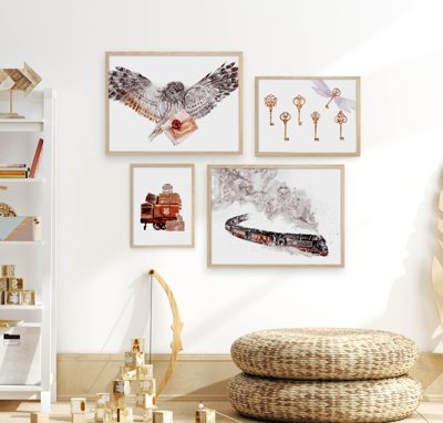 Tải file gốc File tranh bộ nhiều tấm in nhà hàng khách sạn tối giản A1634 (in bạt) quảng cáo