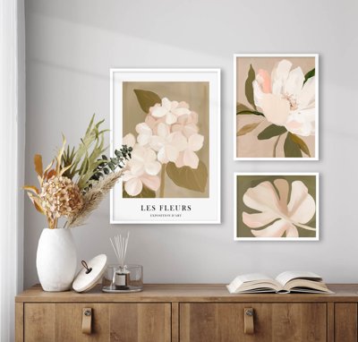 File gốc File tranh bộ nhiều tấm in nhà hàng khách sạn tối giản A1647 (in ấn) không giới hạn