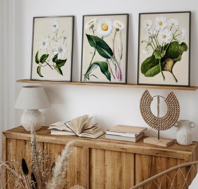 File gốc File tranh bộ nhiều tấm in nhà hàng khách sạn tối giản A1663 (in tráng gương) nghệ thuật