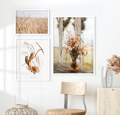 File gốc File tranh bộ nhiều tấm in nhà hàng khách sạn tối giản A1701 (bản quyền) cho in ấn