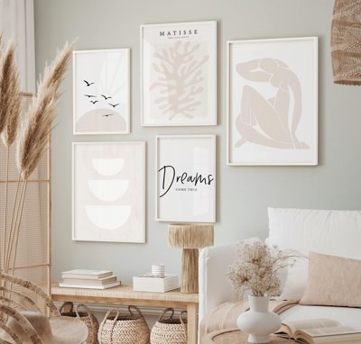 File tranh gốc File tranh bộ nhiều tấm in nhà hàng khách sạn tối giản A1741 (bản quyền) Filetranh.com