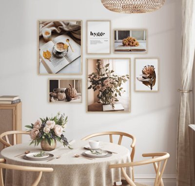 Tải file File tranh bộ nhiều tấm in nhà hàng khách sạn tối giản A1748 (gốc) in tranh tráng gương