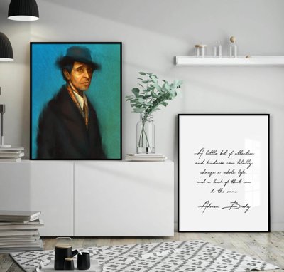 File tranh in trần 3D File tranh bộ nhiều tấm in nhà hàng khách sạn tối giản A1788 (ảnh gốc)