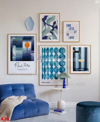 File in trần File tranh bộ nhiều tấm A21 (file gốc) xuyên sáng