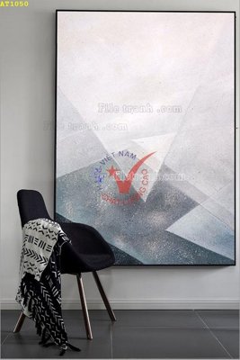 File gốc File tranh hiện đại Sơn Dầu AT1050 (trang trí) phòng làm việc