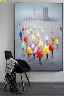 File tranh ảnh gốc File tranh hiện đại Sơn Dầu AT1051 dùng cho in khổ lớn