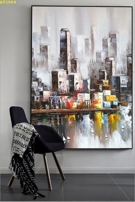 File gốc File tranh hiện đại Sơn Dầu AT1064 (in mica) trang trí