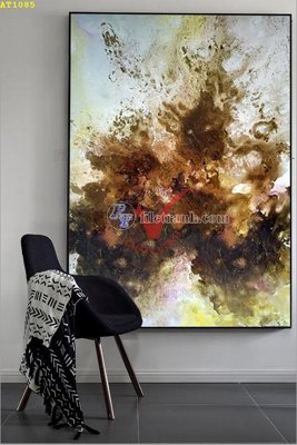 File tranh File tranh hiện đại Sơn Dầu AT1085 (bản gốc) in lụa 3D