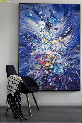 Hình ảnh gốc File tranh hiện đại Sơn Dầu AT1100 (để in khổ lớn)