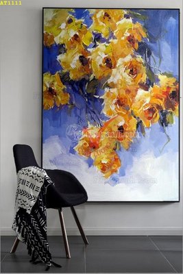 File in trần File tranh hiện đại Sơn Dầu AT1111 (bản gốc) 5D