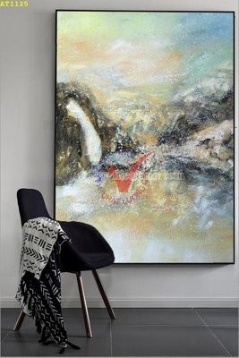 File ảnh File tranh hiện đại Sơn Dầu AT1125 (gốc) cho trang trí nhà hàng